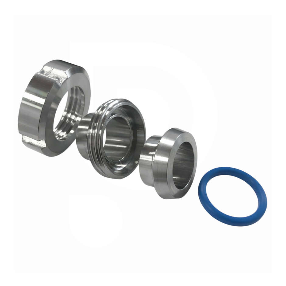 Raccord en acier inoxydable 3 pièces DIN50 inox à souder